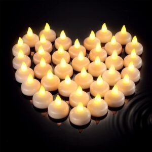 Waterproof Flameless Floating LED Candle Light (5 pis )